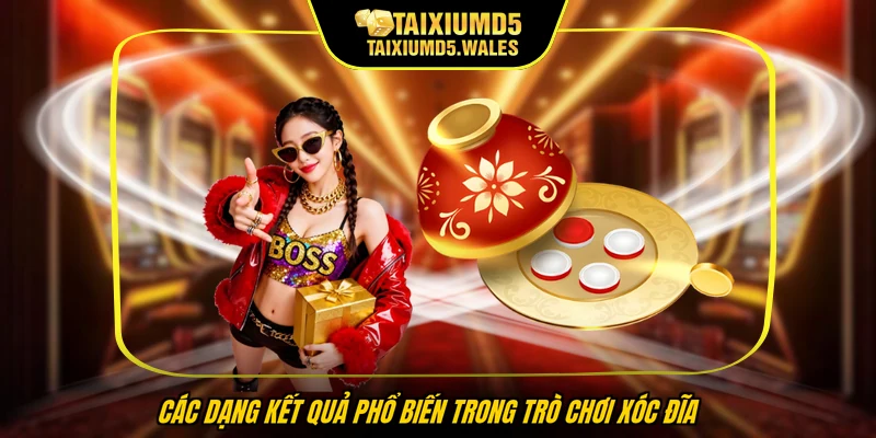 Các dạng kết quả phổ biến trong trò chơi xóc đĩa