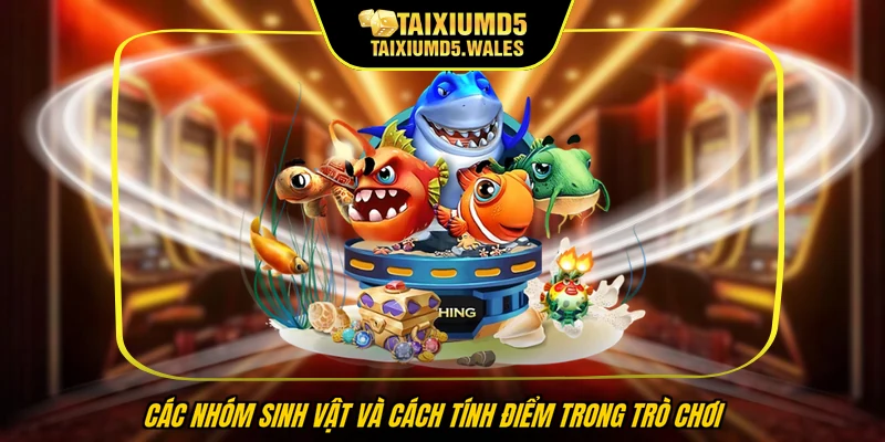 Các nhóm sinh vật và cách tính điểm trong trò chơi